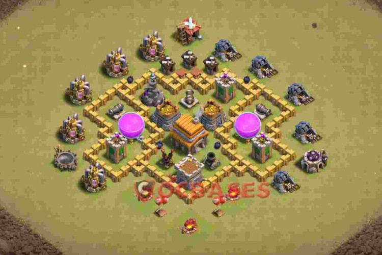 Panduan Base TH 5 Malam COC Terkuat Anti Bintang 3 + Link Download Gratis 2025 Terbaru