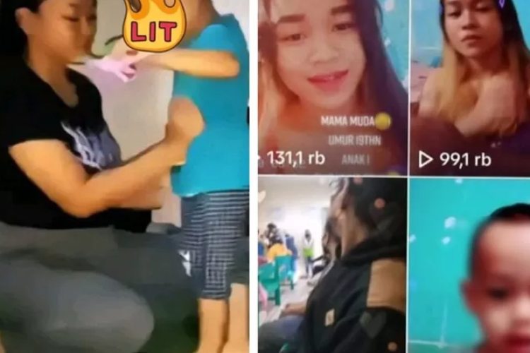 Video Anak Kecil Baju Biru Sama Kakaknya Ternyata Bukan Kakak Adik Melainkan Ibu dan Anak! Ini Fakta Lainnya yang Mengejutkan