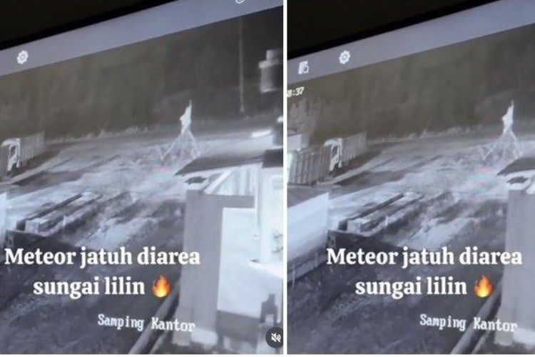 VIRAL Meteor Jatuh di Sungai Lilin Kabupaten Muba Sumsel Beberapa Warga Mengaku Menyaksikan Langsung Kejadian Langka Ini 