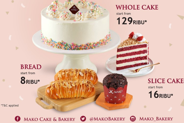 PROMO Mako Bakery 7 Juni 2024 Semua Roti-Cake Diskon Mulai Rp 8.500, Langsung Gercepin Aja Sebelum Kehabisan 