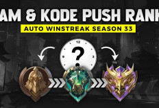 Kode Push Rank ML Season 33 Terbaru Agustus 2024, Klaim Sekarang! Mainkan Auto Winstreak  