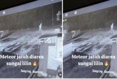 VIRAL Meteor Jatuh di Sungai Lilin Kabupaten Muba Sumsel Beberapa Warga Mengaku Menyaksikan Langsung Kejadian Langka Ini 