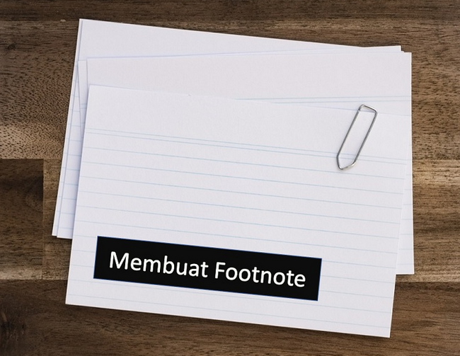 Cara Membuat Footnote di Microsoft Word 
