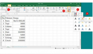 Cara Membuat Watermark di Excel dengan Tulisan
