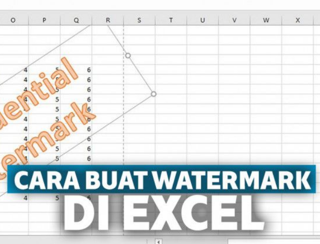 Cara Membuat Watermark di Excel 