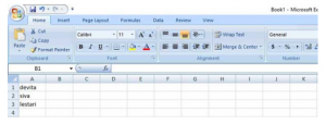 Mengubah Huruf Pertama Menjadi Huruf Besar di Excel